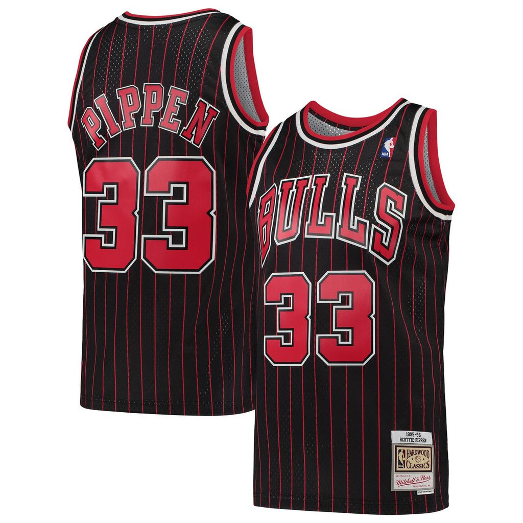 Chicago Bulls Scottie Pippen Mitchell & Ness Hardwood Classics Swingman Jersey - Black