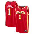 Atlanta Hawks Jalen Johnson Fanatics Youth Fast Break Jersey - Icon Edition - Red