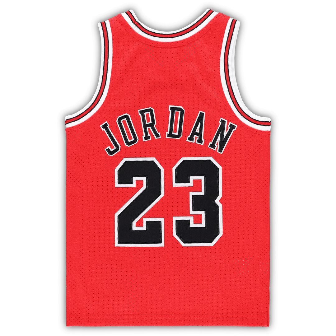 Chicago Bulls Michael Jordan Mitchell & Ness Preschool 1997/98 Hardwood Classics Authentic Jersey - White