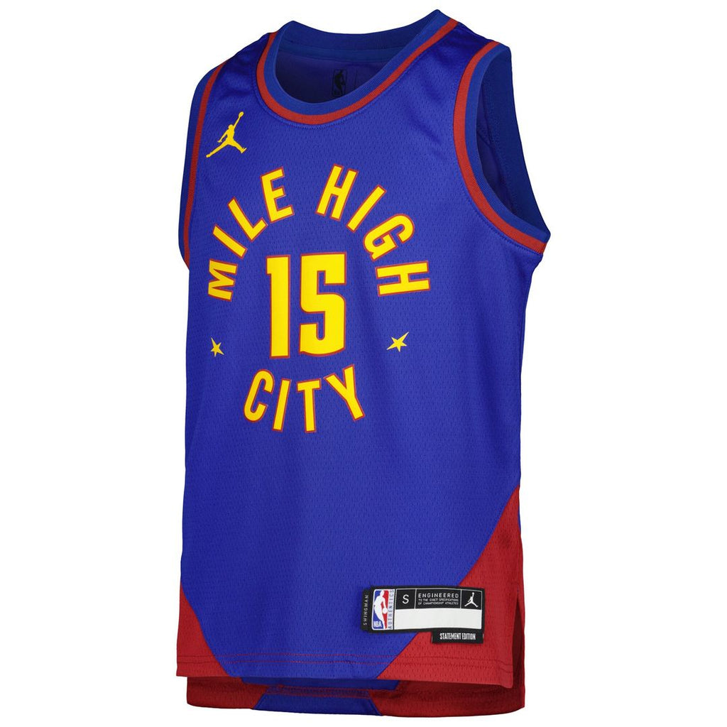 Denver Nuggets Nikola Jokic Jordan Brand Youth Swingman Jersey - Statement Edition - Blue