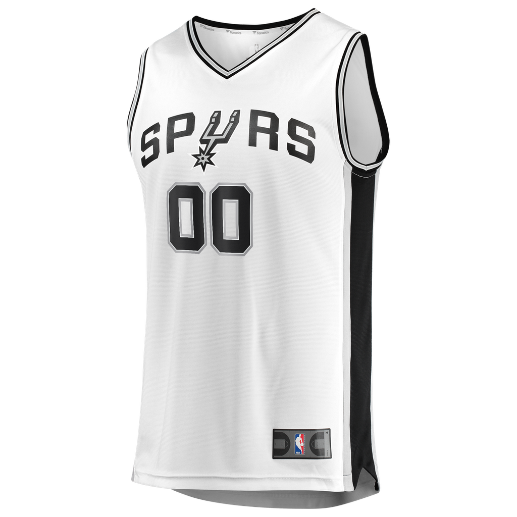 San Antonio Spurs Fanatics 2026 NBA Finals Fast Break Custom Jersey - Association Edition - White