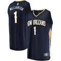 New Orleans Pelicans Zion Williamson Fanatics Youth Replica Fast Break Jersey Navy - Icon Edition