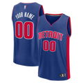 Detroit Pistons Fanatics Fast Break Custom Jersey - Icon Edition - Blue
