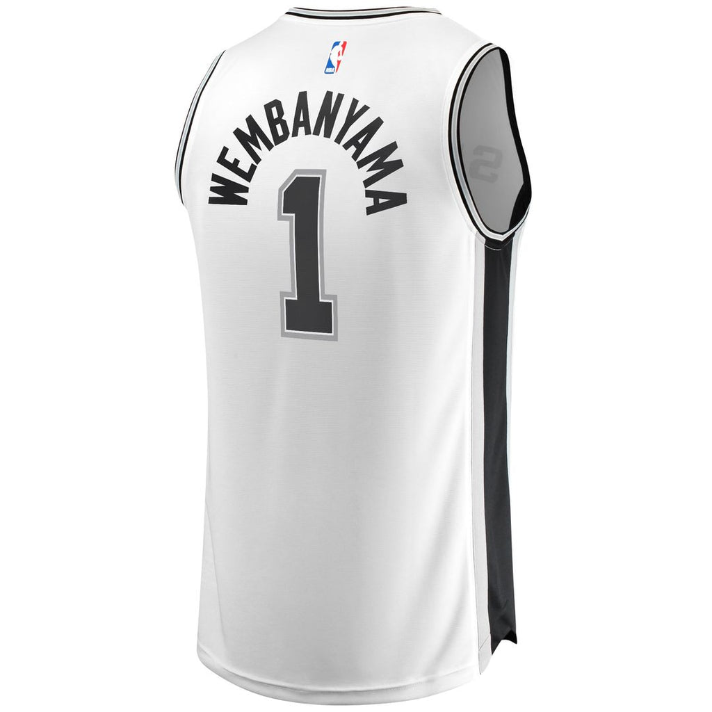 San Antonio Spurs Victor Wembanyama Fanatics Youth Fast Break Replica Player Jersey - Icon Edition - Black