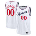 LA Clippers Fanatics Fast Break Custom Jersey - Association Edition - White