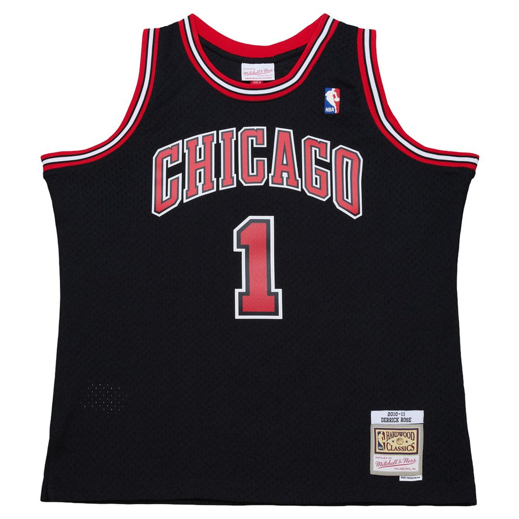 Chicago Bulls Derrick Rose Mitchell & Ness Big & Tall 2010/11 Swingman Jersey - Black