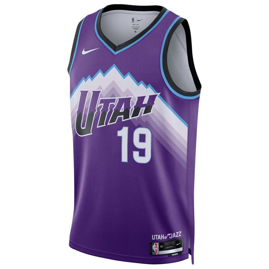 Utah Jazz Ace Bailey Nike Unisex Swingman Jersey - Icon Edition - Purple