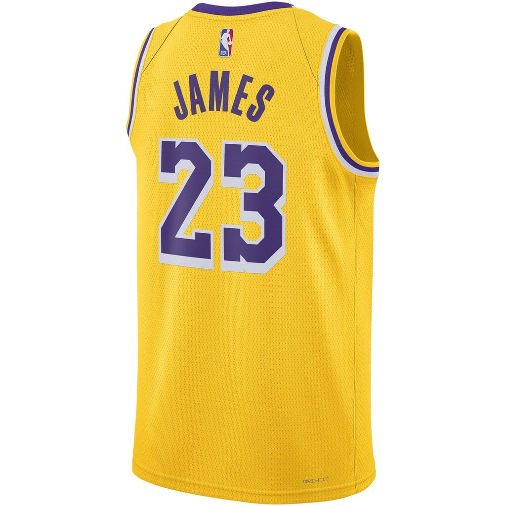 Los Angeles Lakers LeBron James Nike Unisex Swingman Jersey - Association Edition - White