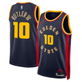 Golden State Warriors Jimmy Butler Nike Unisex Swingman Jersey - City Edition - Navy