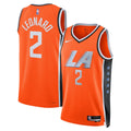 LA Clippers Kawhi Leonard Nike Unisex 2025/26 Swingman Jersey - Orange - City Edition