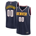 Denver Nuggets Fanatics Youth Fast Break Custom Replica Jersey - Navy - Icon Edition