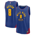 Denver Nuggets Peyton Watson Fanatics Fast Break Replica Player Jersey - Statement Edition - Blue