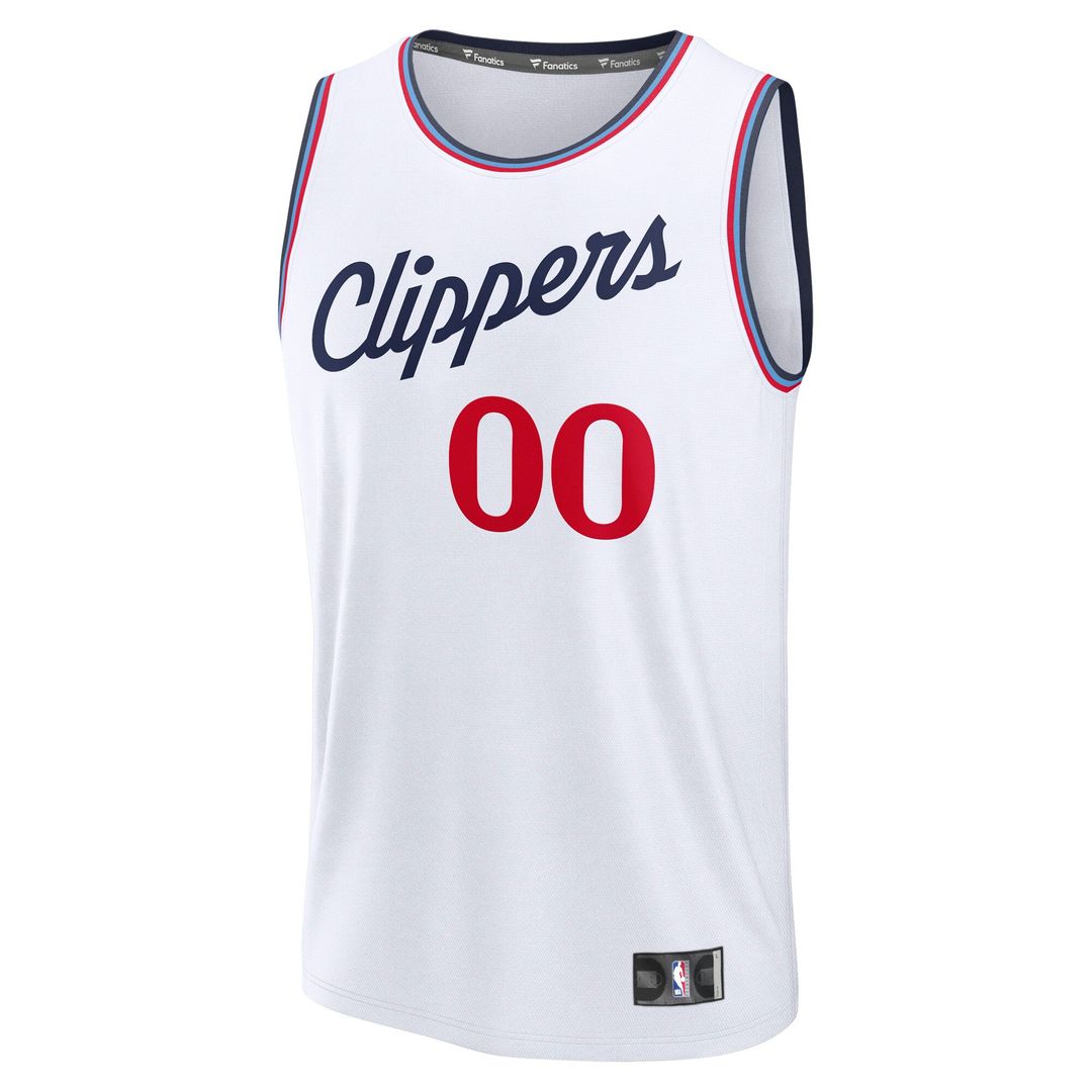 LA Clippers Fanatics Fast Break Custom Jersey - Statement Edition - Red
