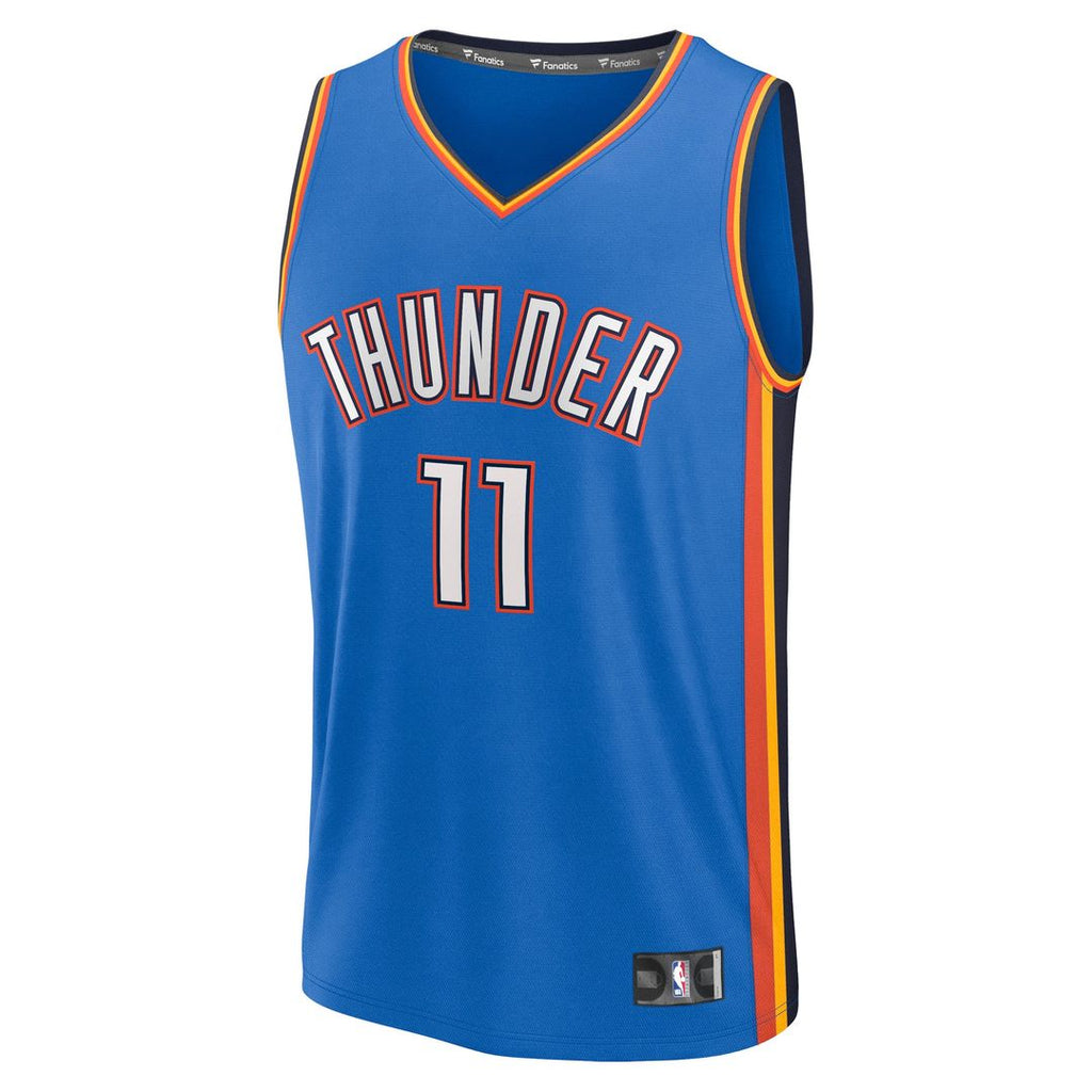 Oklahoma City Thunder Isaiah Joe Fanatics Fast Break Replica Player Jersey - Icon Edition - Blue
