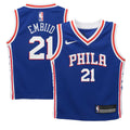 Philadelphia 76ers Joel Embiid Nike Preschool Swingman Player Jersey - Icon Edition - Royal