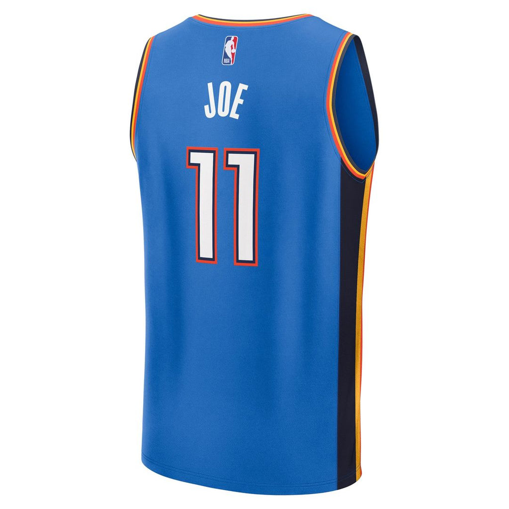 Oklahoma City Thunder Isaiah Joe Fanatics Fast Break Replica Player Jersey - Icon Edition - Blue