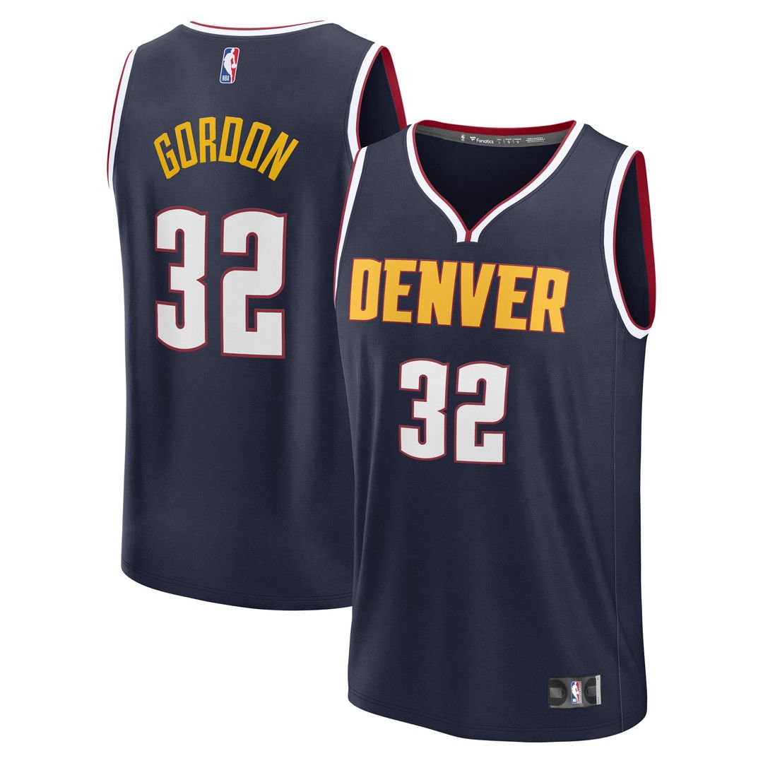 Denver Nuggets Aaron Gordon Fanatics Fast Break Replica Player Jersey - Icon Edition - Navy