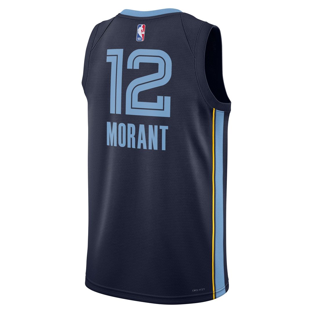 Memphis Grizzlies Ja Morant Nike Unisex Swingman Jersey - Icon Edition - Navy