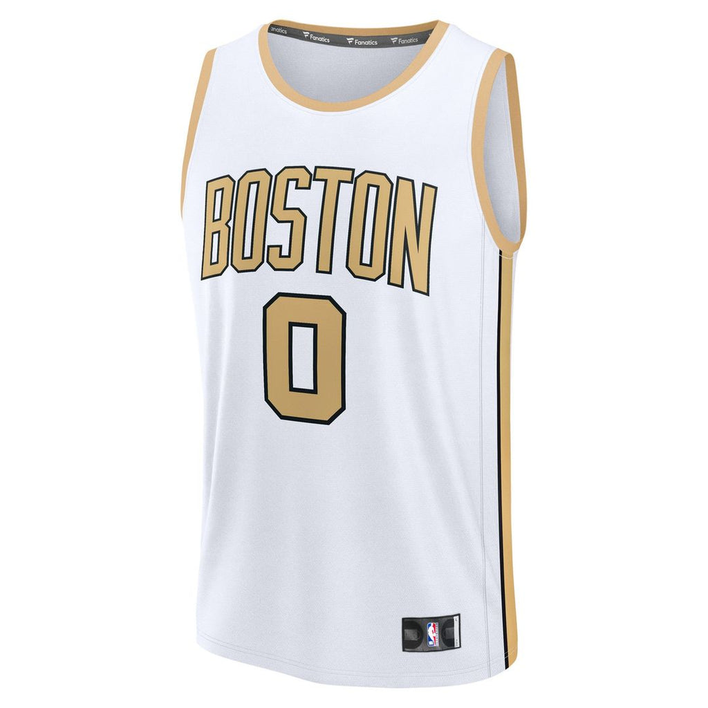 Boston Celtics Jayson Tatum Fanatics 2025/26 City Edition Fast Break Jersey - White
