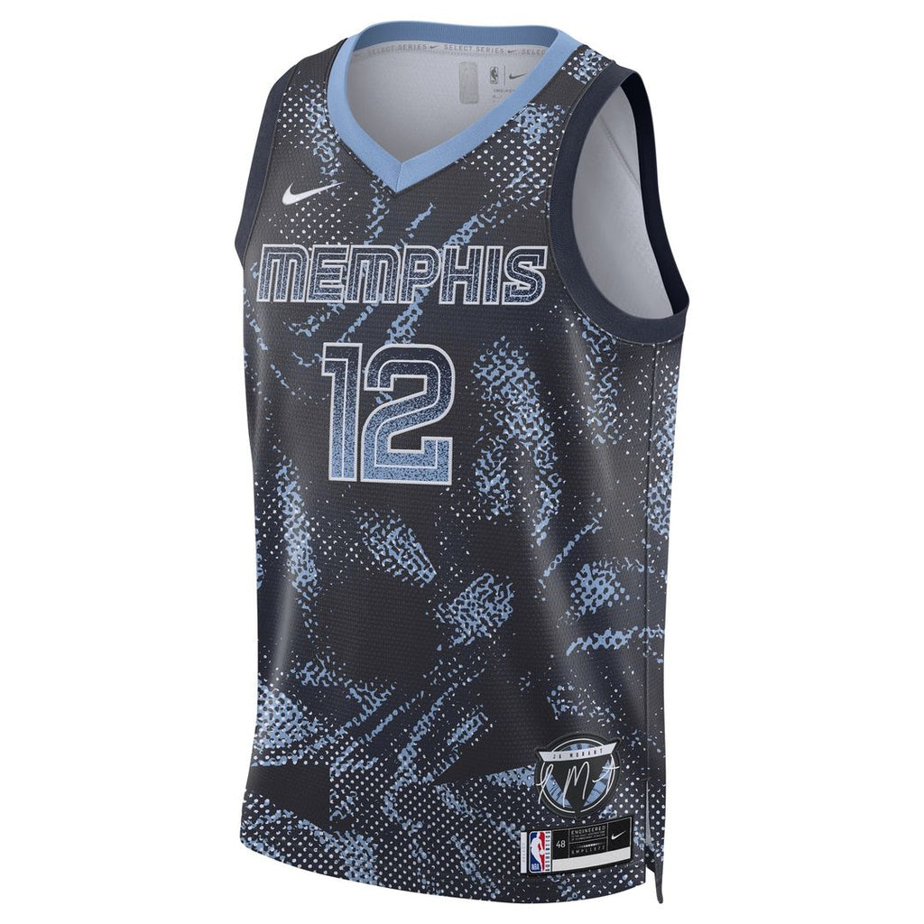 Memphis Grizzlies Ja Morant Nike Unisex 2025 Select Series Swingman Player Jersey - Navy
