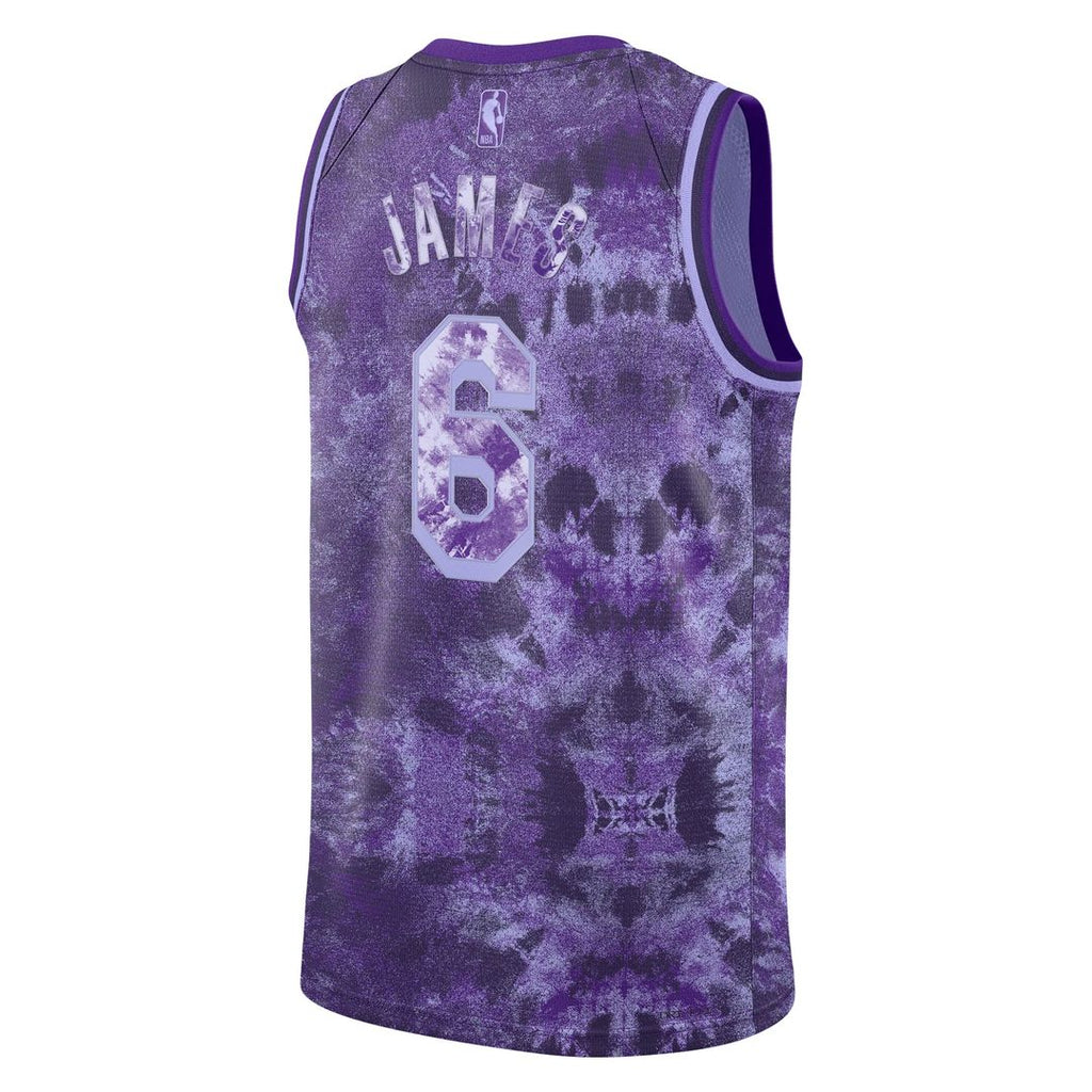 Los Angeles Lakers LeBron James Nike Unisex Select Series Swingman Jersey - Purple