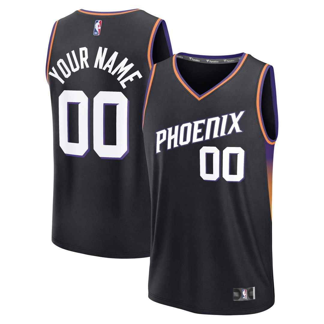 Phoenix Suns Fanatics Youth Fast Break Custom Replica Jersey - Purple - Icon Edition