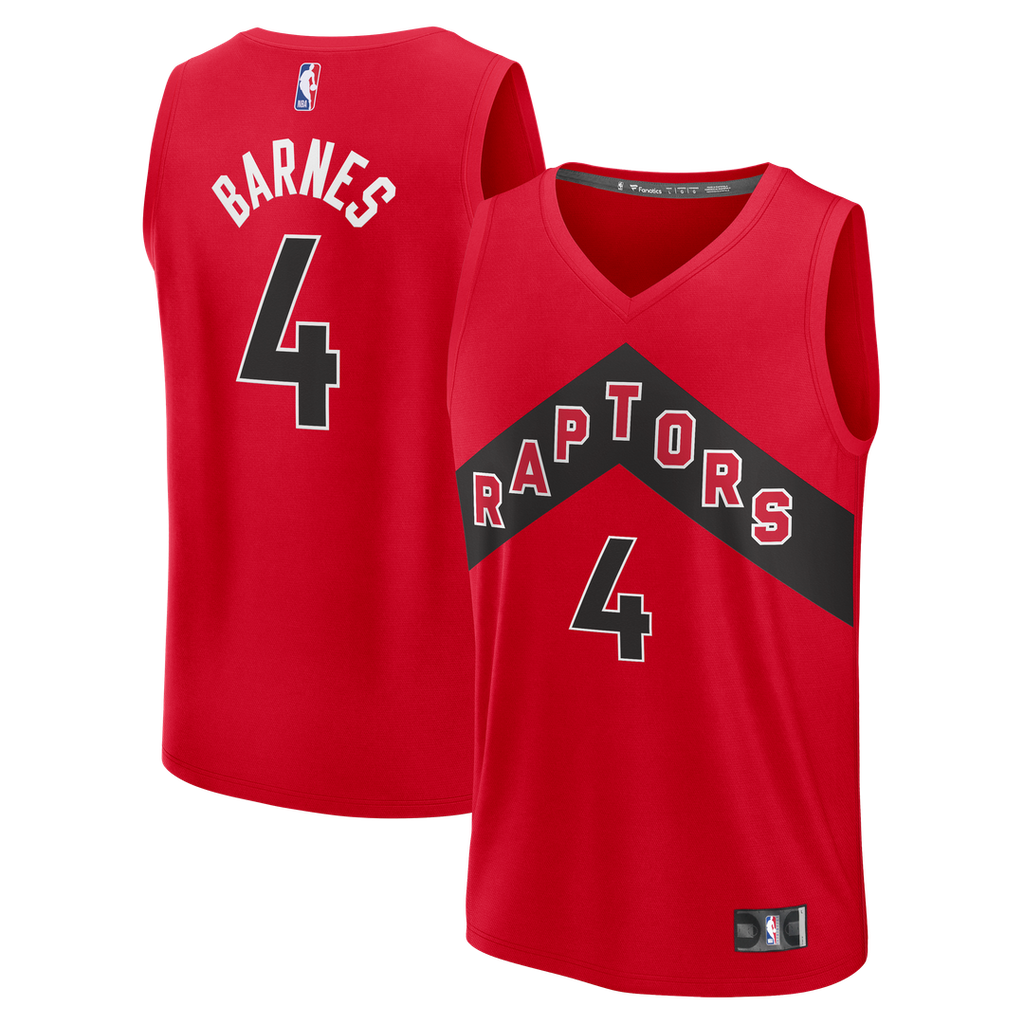 Toronto Raptors Scottie Barnes Fanatics Fast Break Replica Jersey - Icon Edition - Red