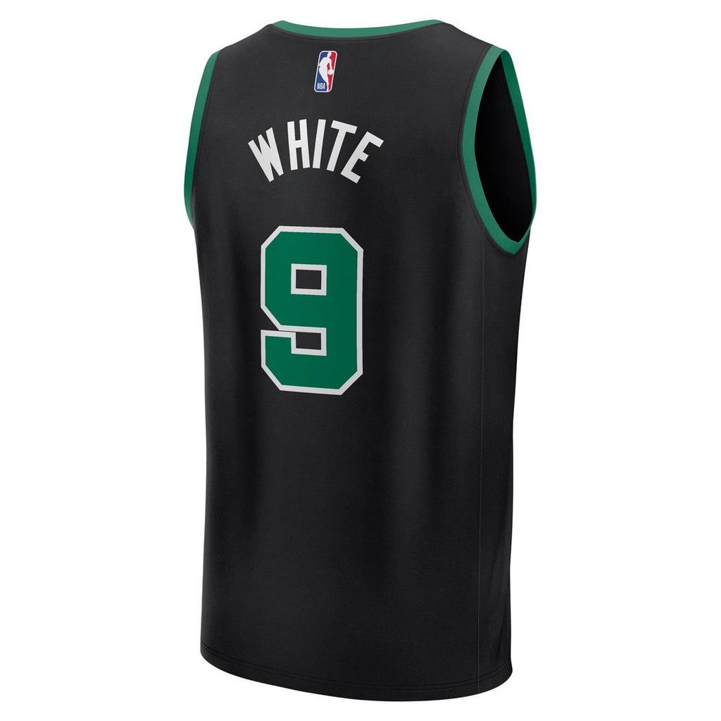 Boston Celtics Derrick White Fanatics Fast Break Replica Player Jersey - Statement Edition - Black