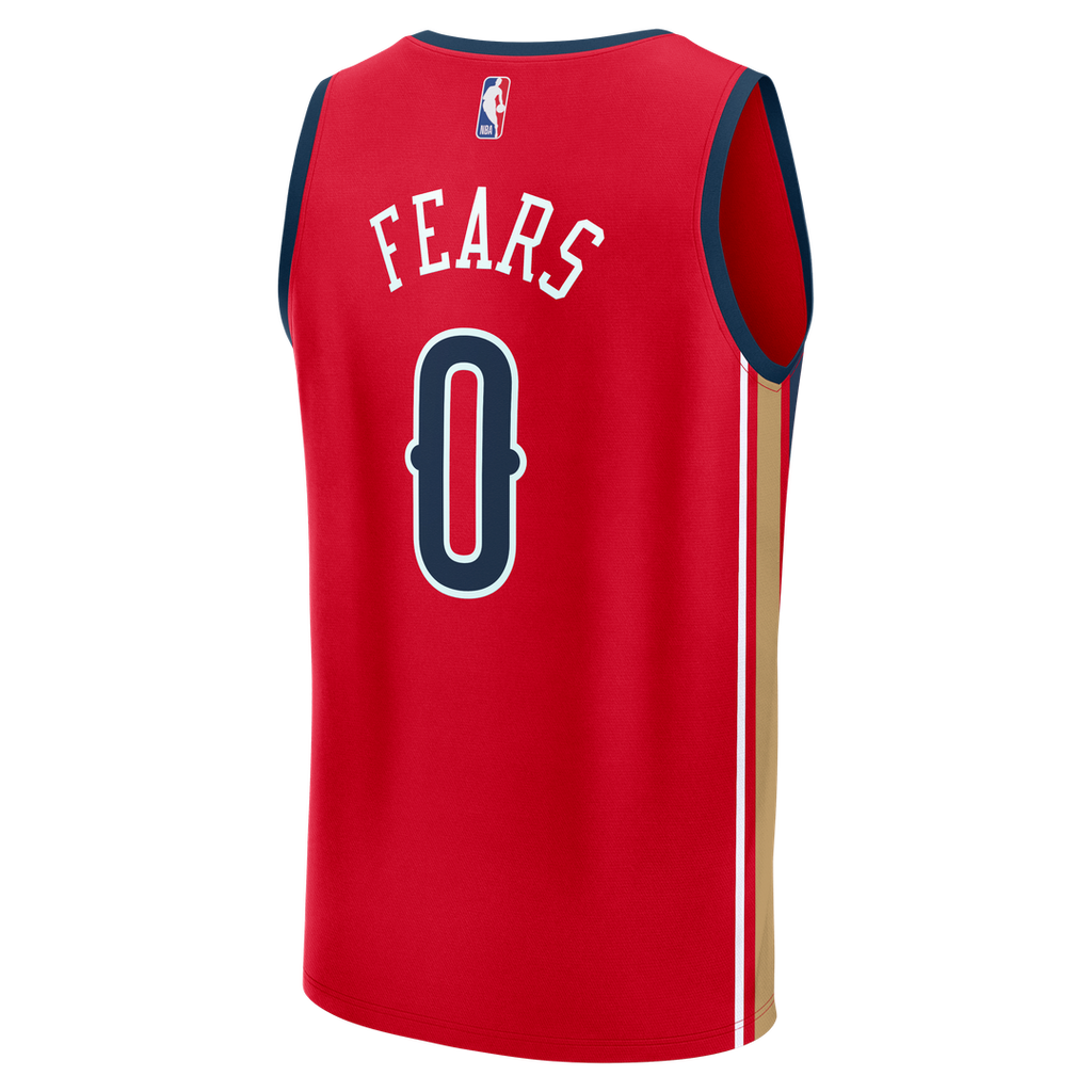 New Orleans Pelicans Jeremiah Fears Fanatics Fast Break Replica Player Jersey - Statement Edition - Red