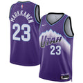 Utah Jazz Lauri Markkanen Nike Unisex Swingman Jersey - Icon Edition - Purple
