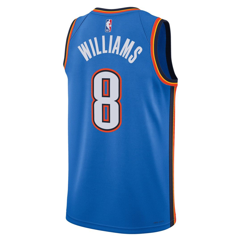 Oklahoma City Thunder Jalen Williams Nike Unisex Swingman Replica Jersey - Icon Edition - Blue
