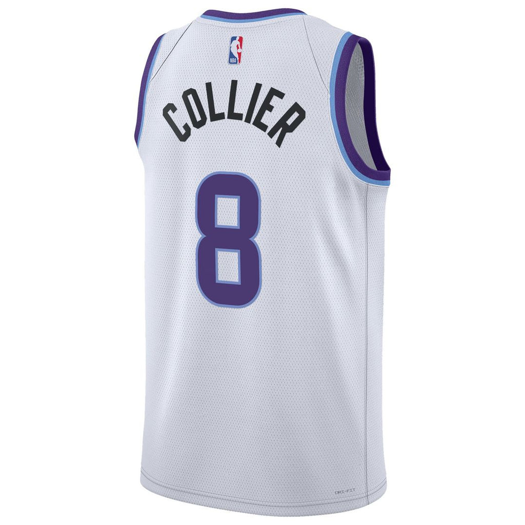 Utah Jazz Isaiah Collier Nike Unisex Swingman Jersey - Association Edition - White