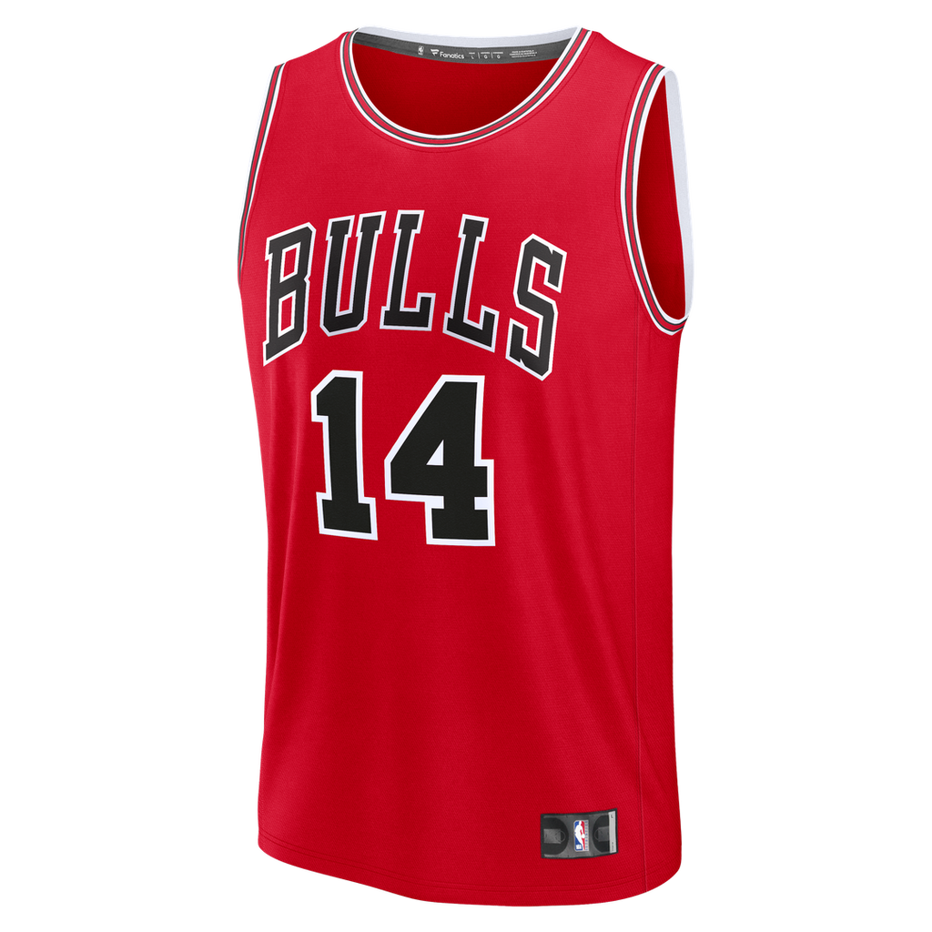 Chicago Bulls Matas Buzelis Fanatics Fast Break Replica Player Jersey - Icon Edition - Red
