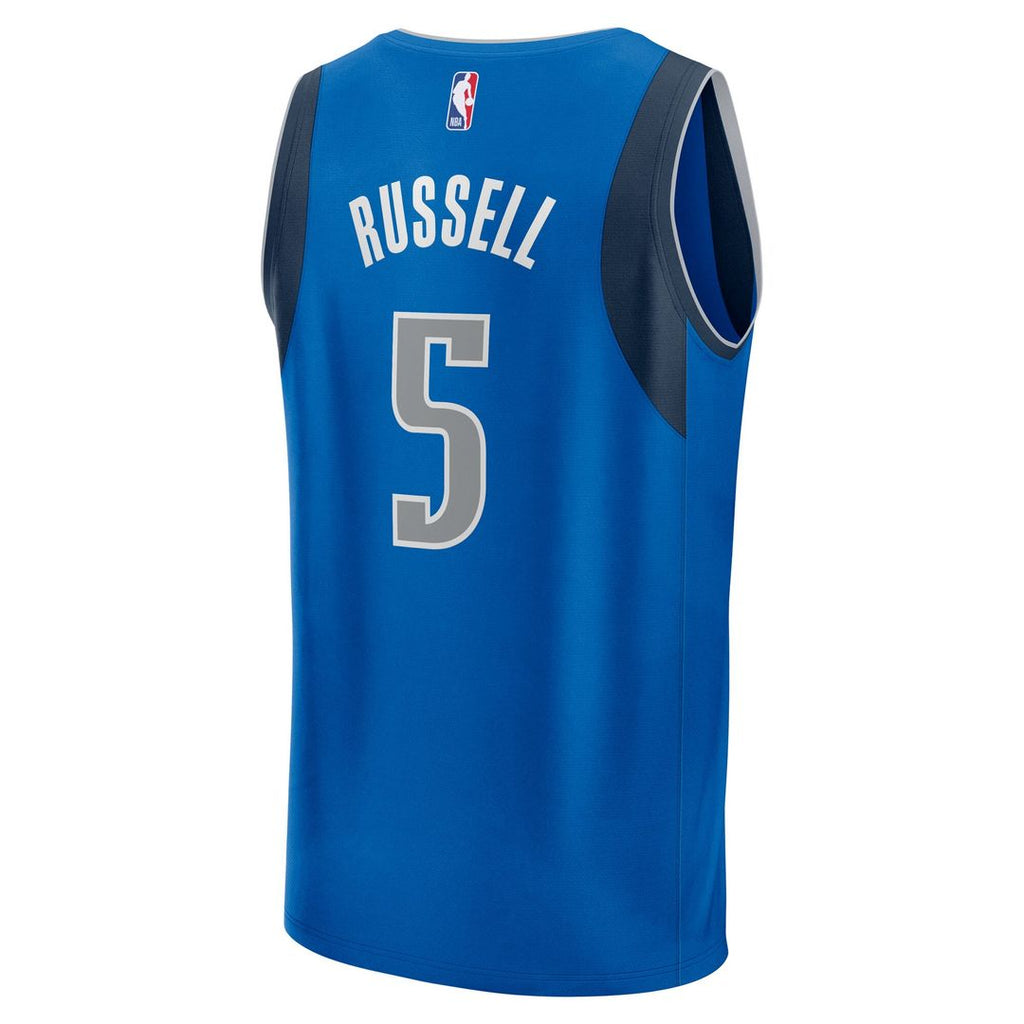Dallas Mavericks D'Angelo Russell Fanatics Fast Break Replica Player Jersey - Icon Edition - Blue