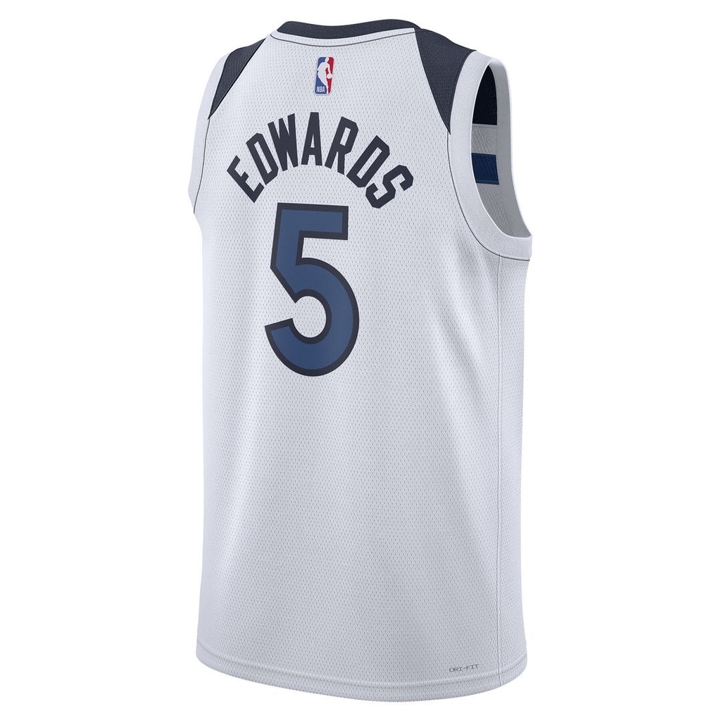 Minnesota Timberwolves Anthony Edwards Nike Unisex Swingman Jersey - Association Edition - White