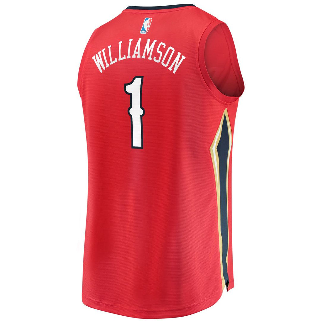 New Orleans Pelicans Zion Williamson Fanatics Replica Fast Break Jersey Navy - Icon Edition