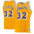 Los Angeles Lakers Magic Johnson Mitchell & Ness 1984/85 Hardwood Classics Swingman Jersey - Gold