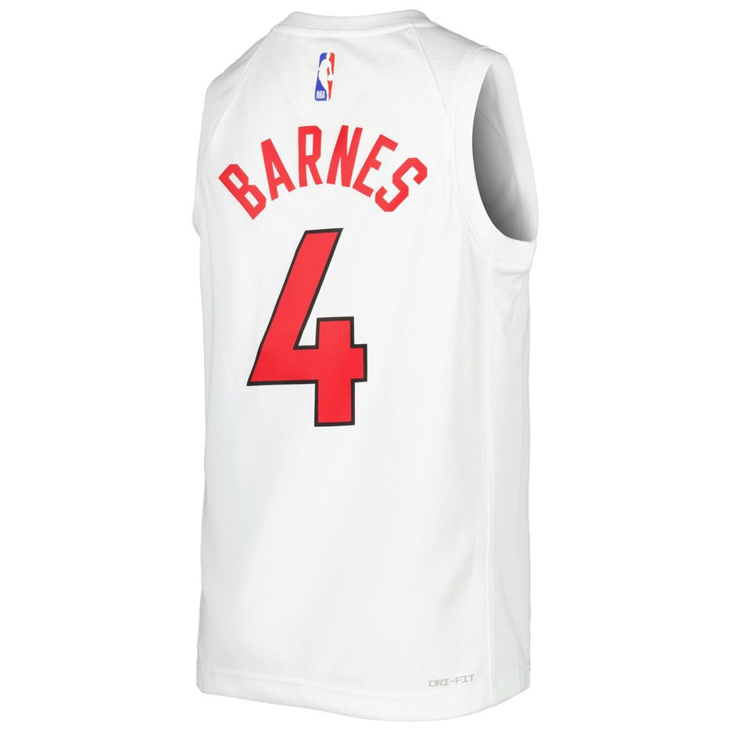Toronto Raptors Scottie Barnes Nike Youth Swingman Jersey - Icon Edition - Red
