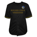 Golden State Warriors Fanatics Big & Tall Pop Full - Button Jersey - Black