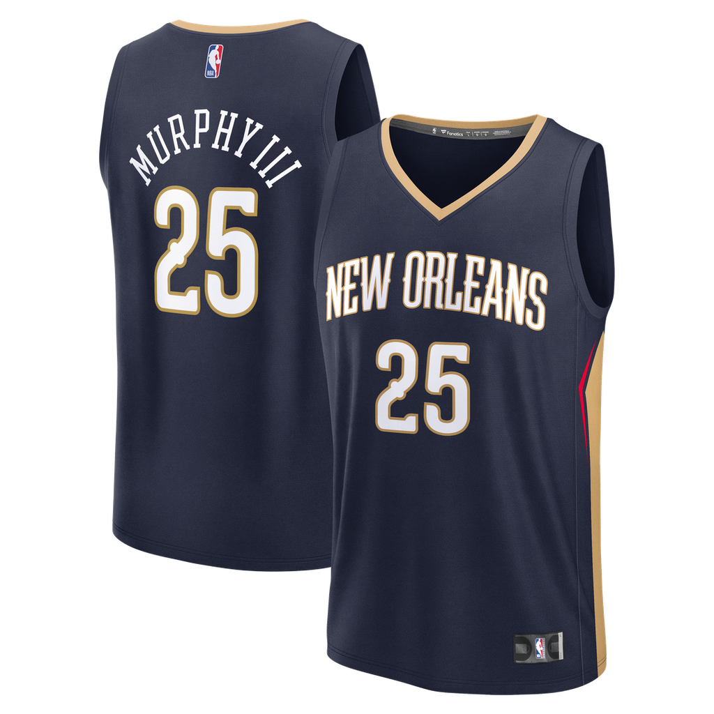 New Orleans Pelicans Trey Murphy III Fanatics Fast Break Replica Jersey - Navy - Icon Edition