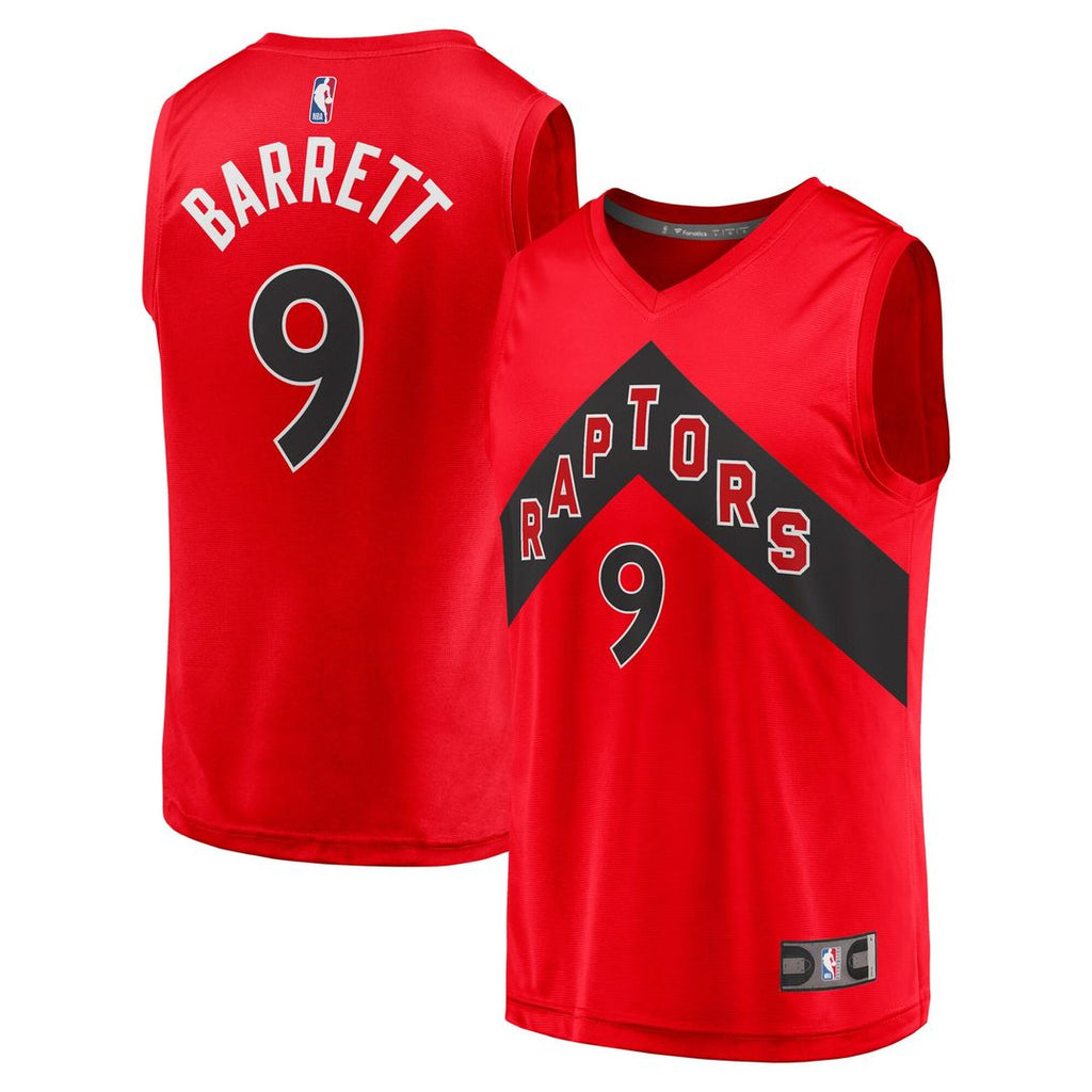 Toronto Raptors RJ Barrett Fanatics Fast Break Player Jersey - Icon Edition - Red