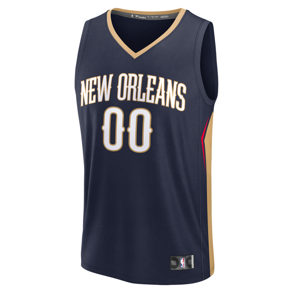 New Orleans Pelicans Fanatics Fast Break Custom Jersey - Icon Edition - Navy
