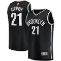 Brooklyn Nets Noah Clowney Fanatics Fast Break Replica Jersey - Icon Edition - Black