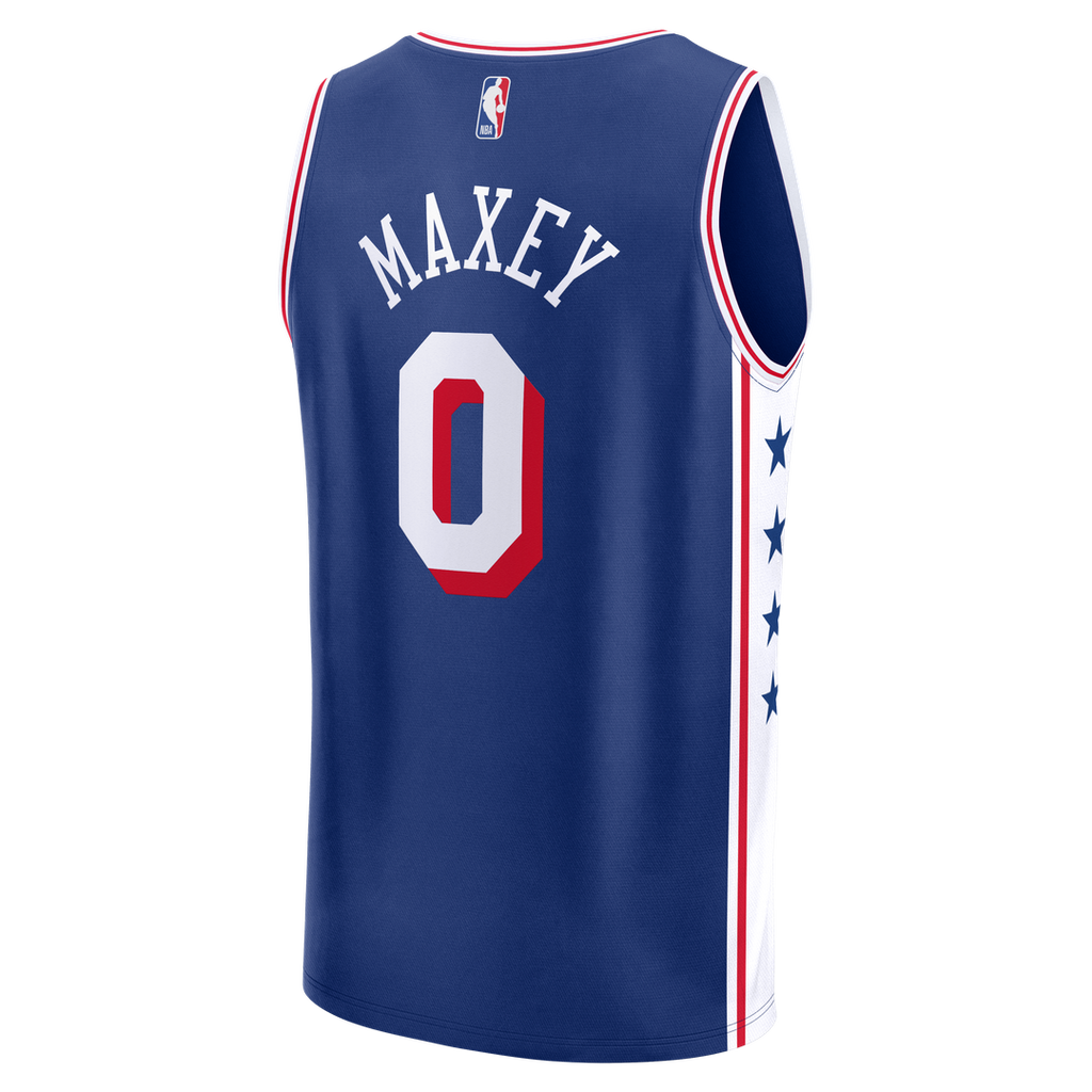 Philadelphia 76ers Tyrese Maxey Fanatics Youth Fast Break Replica Player Jersey - Icon Edition - Royal