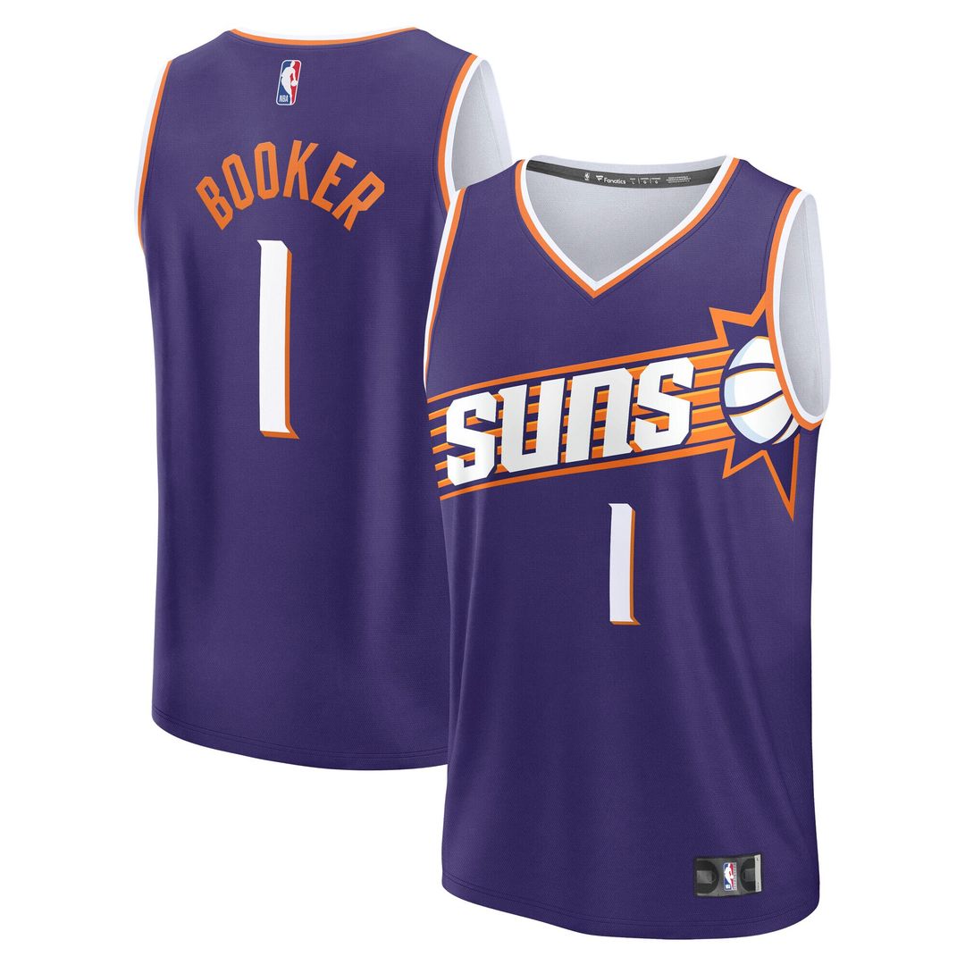 Phoenix Suns Devin Booker Fanatics Youth Fast Break Player Jersey - Icon Edition - Purple