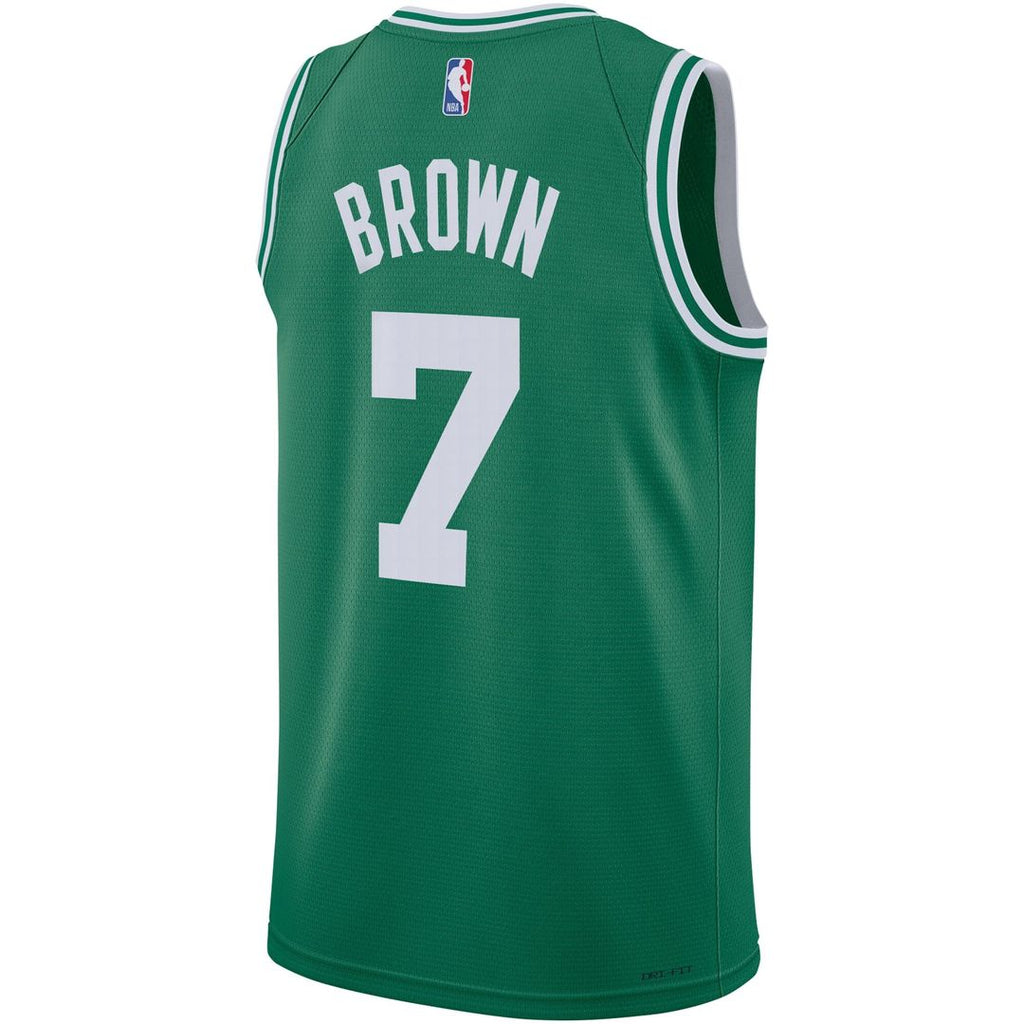 Boston Celtics Jaylen Brown Nike Youth Swingman Jersey - Icon Edition - Kelly Green
