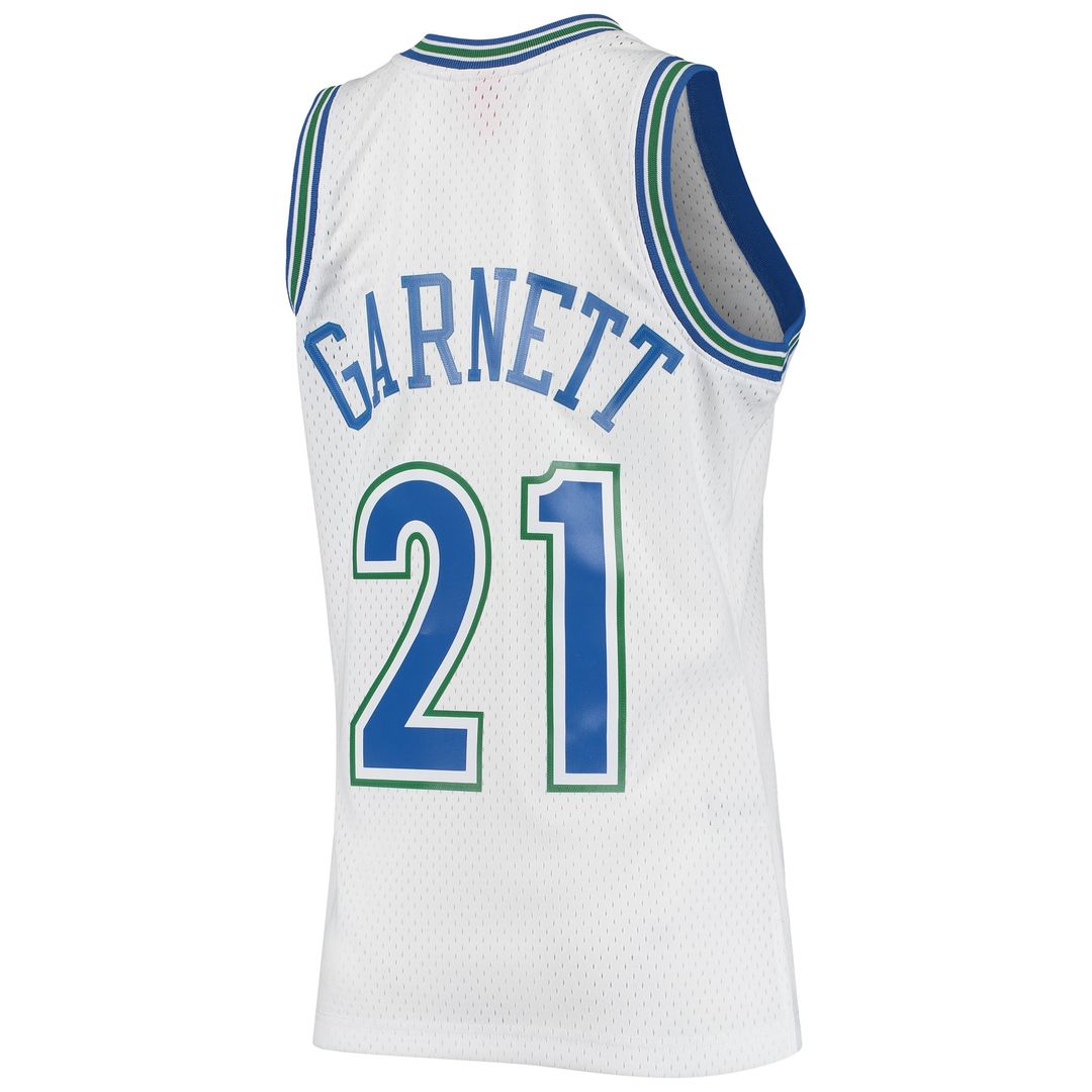 Minnesota Timberwolves Kevin Garnett Mitchell & Ness 1995/96 Hardwood Classics Swingman Jersey - White