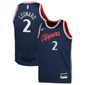 LA Clippers Kawhi Leonard Nike Youth Swingman Jersey - Icon Edition - Royal