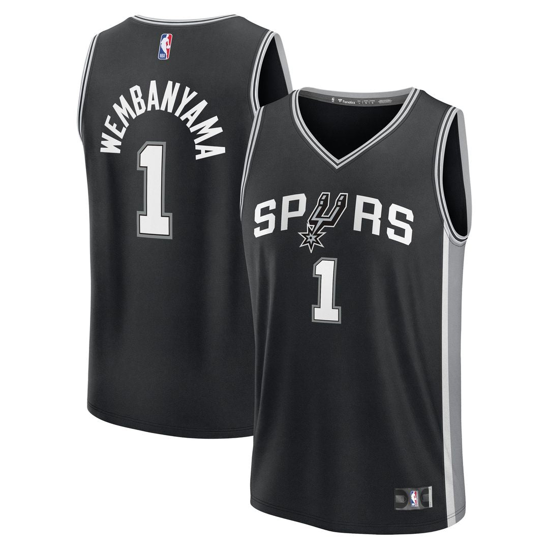 San Antonio Spurs Victor Wembanyama Fanatics Youth Fast Break Replica Player Jersey - Association Edition - White