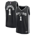 San Antonio Spurs Victor Wembanyama Fanatics Youth Fast Break Replica Player Jersey - Icon Edition - Black